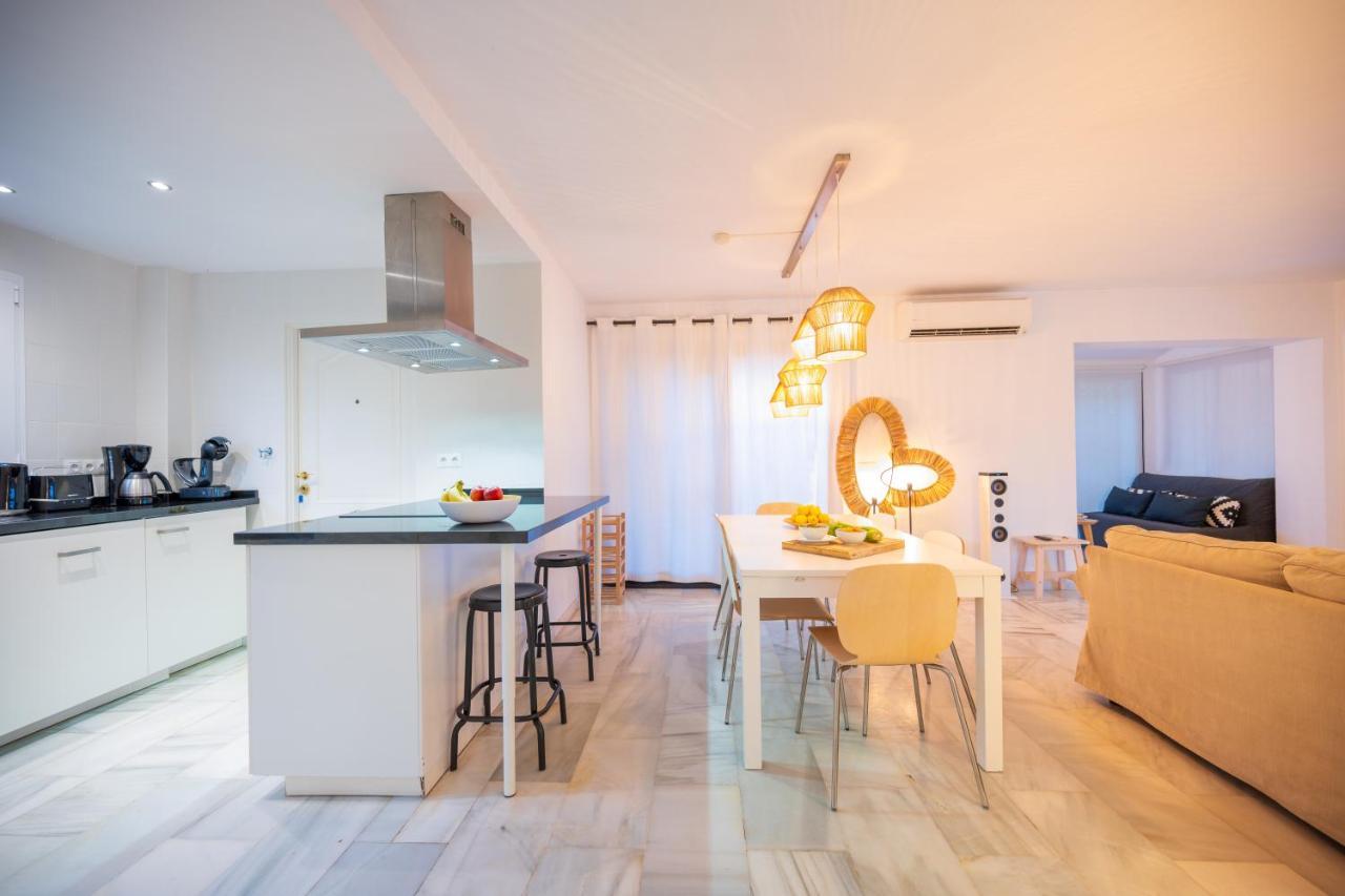 Typical Beach House Las Chapas Playa With Heated Pool Marbellac Extérieur photo