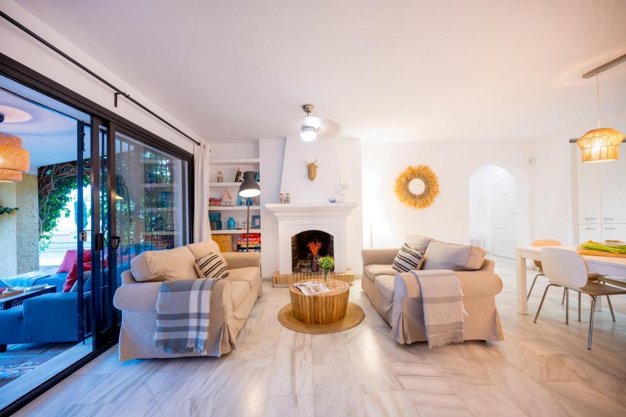 Typical Beach House Las Chapas Playa With Heated Pool Marbellac Extérieur photo
