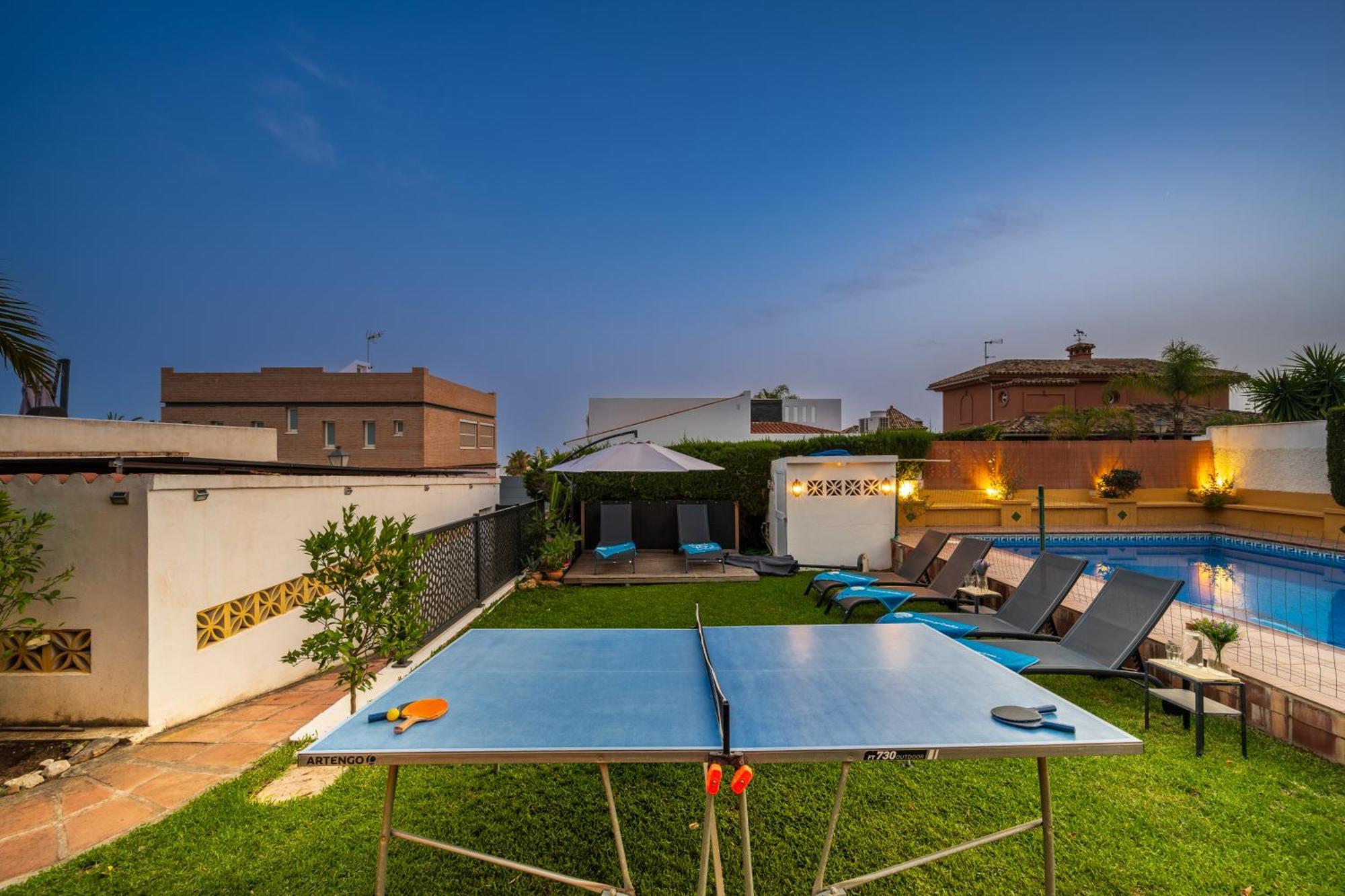 Typical Beach House Las Chapas Playa With Heated Pool Marbellac Extérieur photo