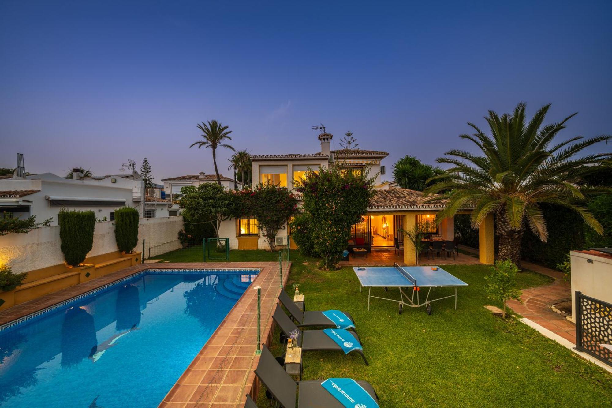 Typical Beach House Las Chapas Playa With Heated Pool Marbellac Extérieur photo